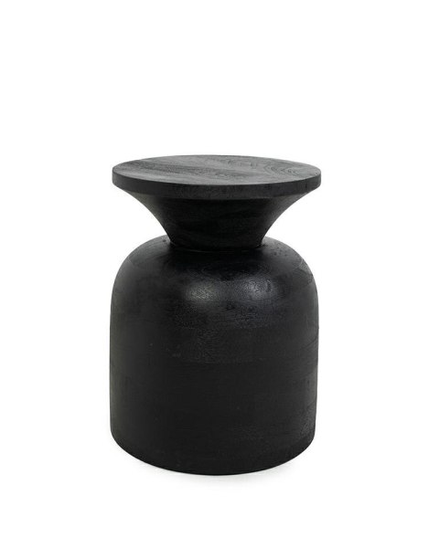 MaMaison stolik pomocniczy BISATO 35 czarny/drewno