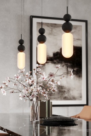 LAMPA WISZĄCA NOVA BLACK