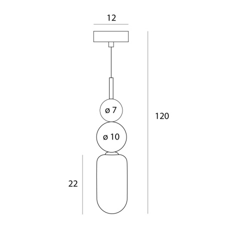 LAMPA WISZĄCA NOVA BLACK