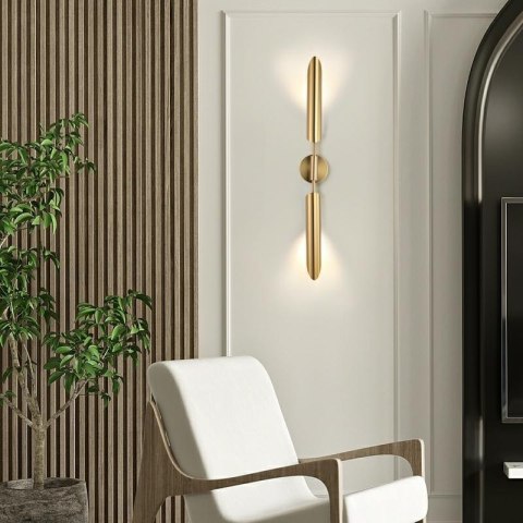 Lampa ścienna LOCCA złota