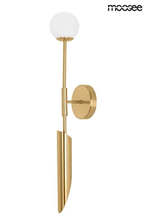 Lampa ścienna LUCCA złota