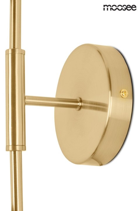 Lampa ścienna LUCCA złota