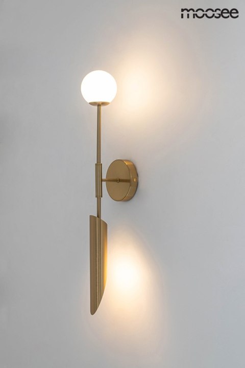 Lampa ścienna LUCCA złota