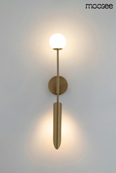 Lampa ścienna LUCCA złota