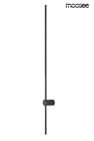 Lampa ścienna OMBRE 120 cm czarna