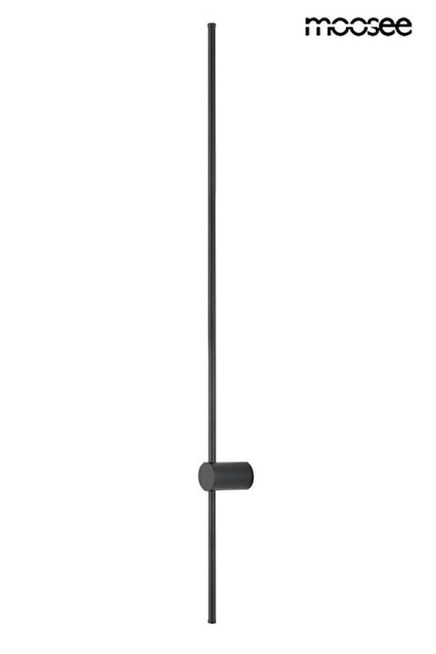 Lampa ścienna OMBRE 120 cm czarna