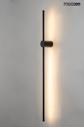 Lampa ścienna OMBRE 120 cm czarna