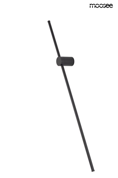 Lampa ścienna OMBRE 120 cm czarna