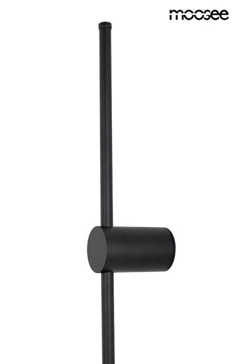 Lampa ścienna OMBRE 120 cm czarna