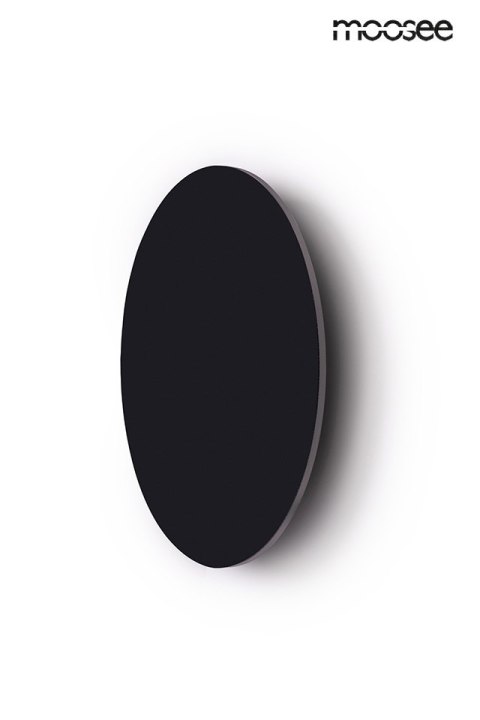 Lampa ścienna SHADOW SUN 25 cm czarna