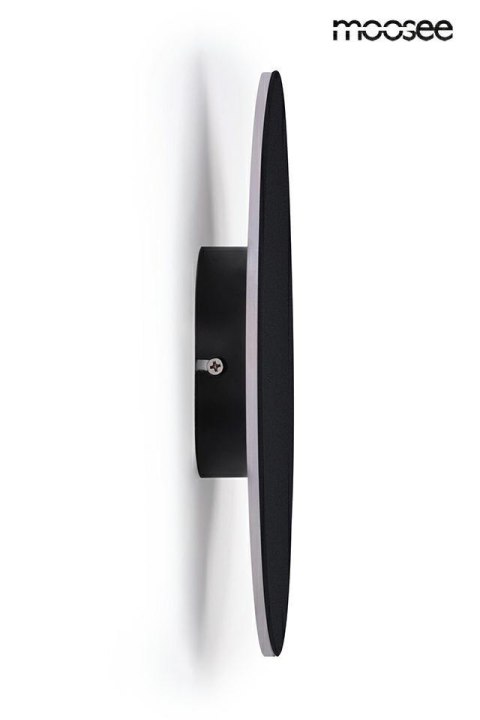 Lampa ścienna SHADOW SUN 25 cm czarna