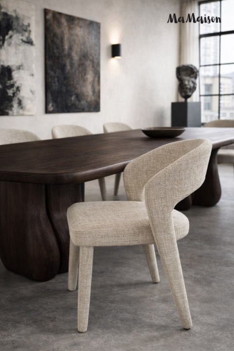 MaMaison krzesło KOS beżowe