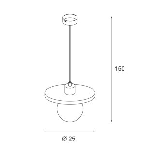 LAMPA WISZĄCA LANDO