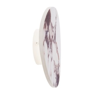 KINKIET MARBLES 28 cm, BIAŁY MARMUR