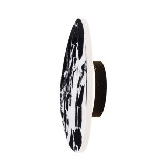 KINKIET MARBLES 18CM, CZARNY MARMUR