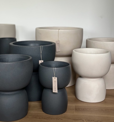 Donica GOBLET Round, kształt kielicha, dwustronna, nowoczesna