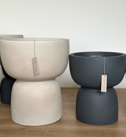 Donica GOBLET Round, kształt kielicha, dwustronna, nowoczesna