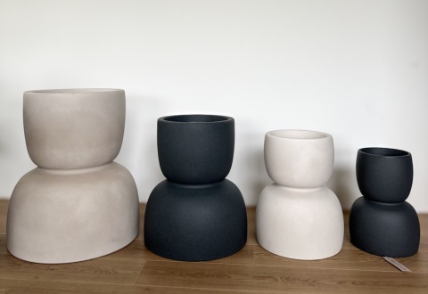 Donica GOBLET Round, kształt kielicha, dwustronna, nowoczesna