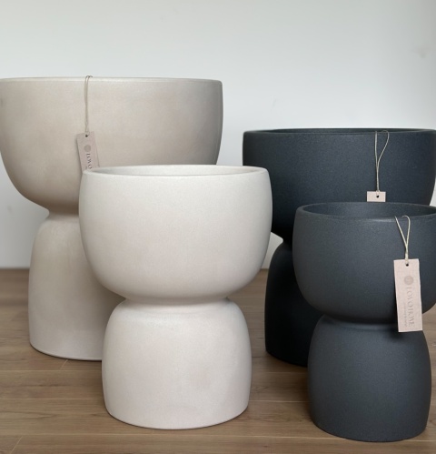 Donica GOBLET Round, kształt kielicha, dwustronna, nowoczesna