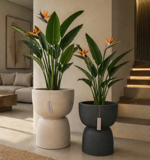 Donica GOBLET Round, kształt kielicha, dwustronna, nowoczesna