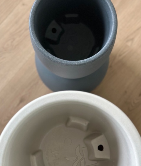 Donica GOBLET Slim, kształt wąskiego kielicha, dwustronna, nowoczesna