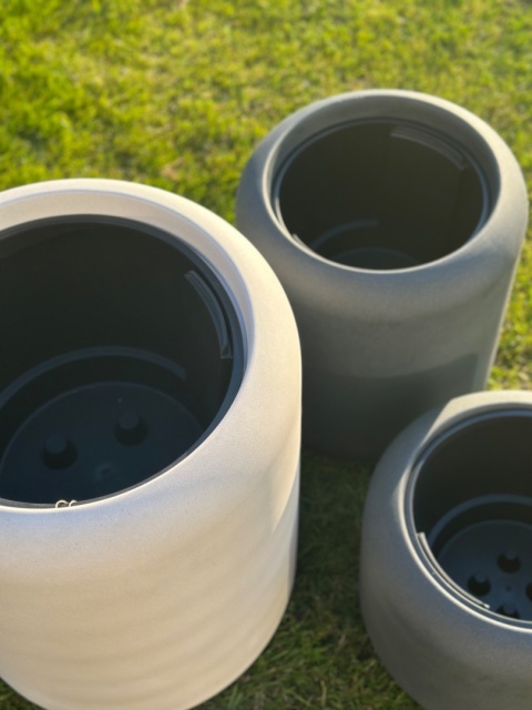 Donica TUBB, tarasowa, duża, nowoczesny kształt, okrągła