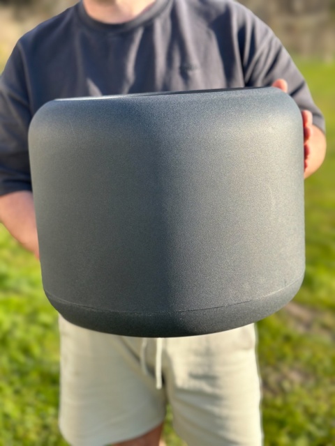 Donica TUBB, tarasowa, duża, nowoczesny kształt, okrągła