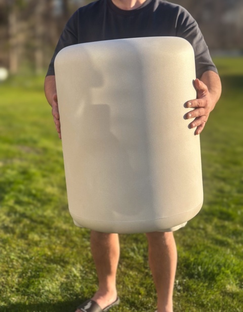 Donica TUBB, tarasowa, duża, nowoczesny kształt, okrągła