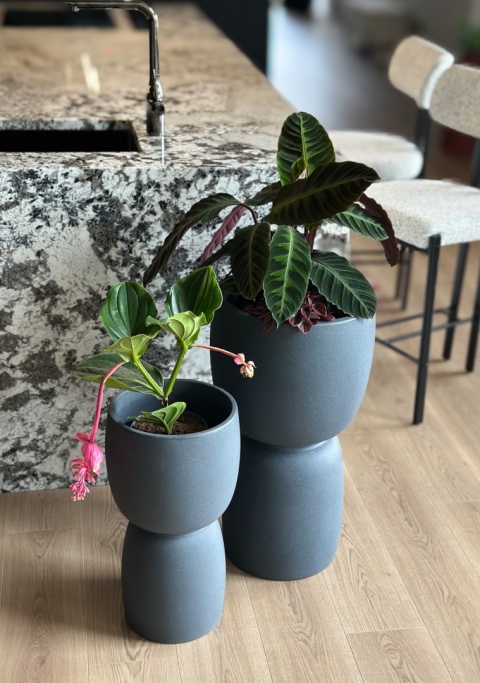 Donica GOBLET Slim, kształt wąskiego kielicha, dwustronna, nowoczesna