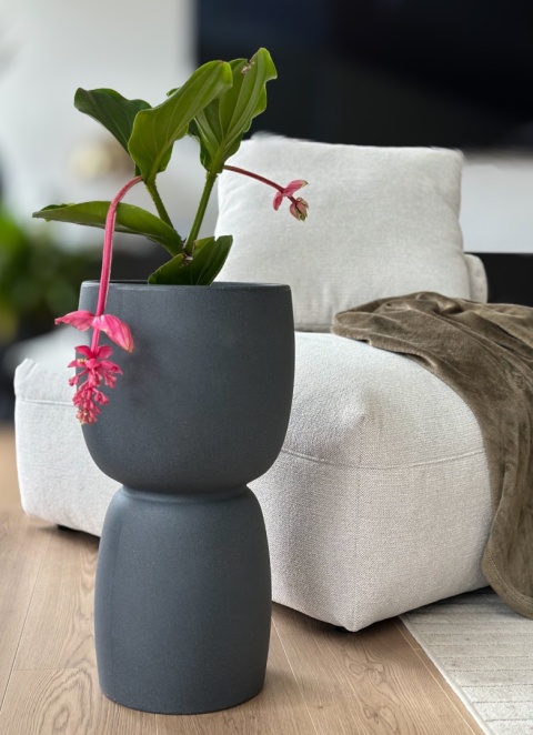 Donica GOBLET Slim, kształt wąskiego kielicha, dwustronna, nowoczesna