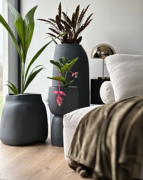 Donica GOBLET Slim, kształt wąskiego kielicha, dwustronna, nowoczesna