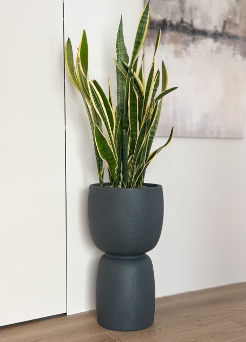 Donica GOBLET Slim, kształt wąskiego kielicha, dwustronna, nowoczesna