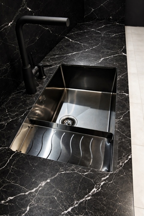 Koszyk ociekowy/durszlak do zlewozmywaka, stal nierdzewna, podwieszany, ociekacz