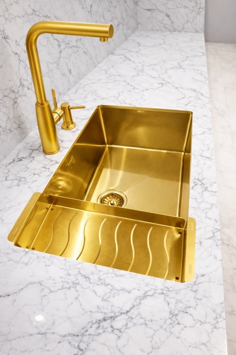 Koszyk ociekowy/durszlak do zlewozmywaka, stal nierdzewna, podwieszany, ociekacz