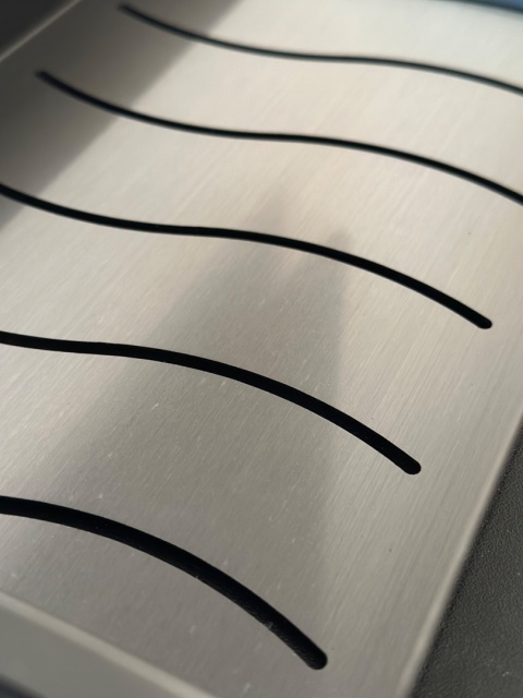 Koszyk ociekowy/durszlak do zlewozmywaka, stal nierdzewna, podwieszany, ociekacz