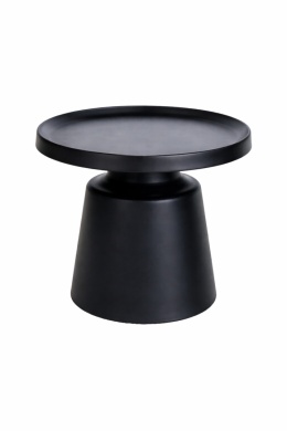 Stolik kawowy ROOK large 70 cm czarny metal