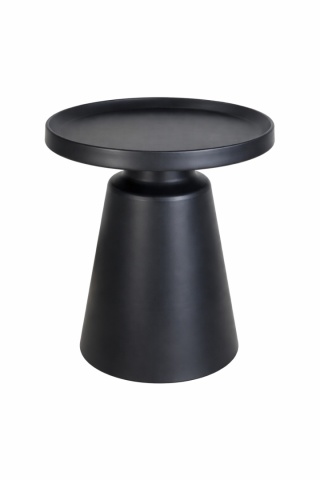 Stolik kawowy ROOK small 50 cm czarny metal