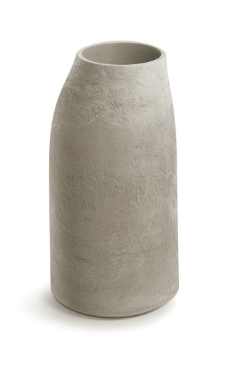 EARTH Middle, donica nowoczesna strukturalna, śr. 38cm x wys. 70cm