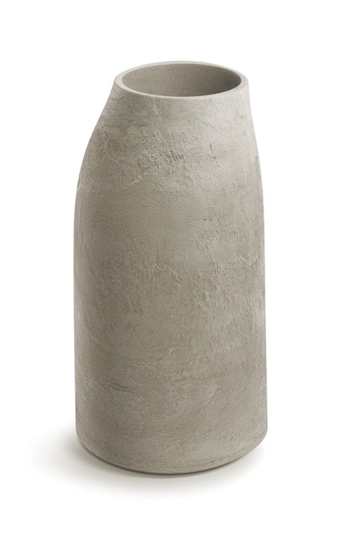 EARTH Middle, donica nowoczesna strukturalna, śr. 38cm x wys. 70cm