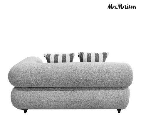 MaMaison sofa narożna ogrodowa ALEXANDER 4 szara (poduszki i pokrowiec w zestawie)