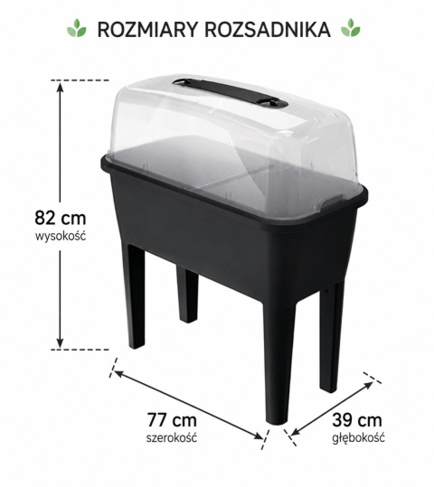 Mini szklarnia, rozsadnik do uprawy ziół, warzyw