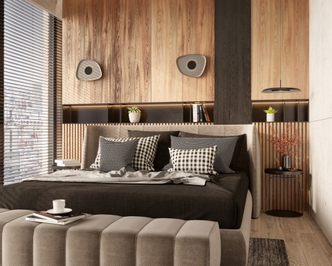 KINKIET DEUX BLACK&GREY 40cm