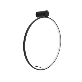 KINKIET VISUAL, CZARNY 60cm