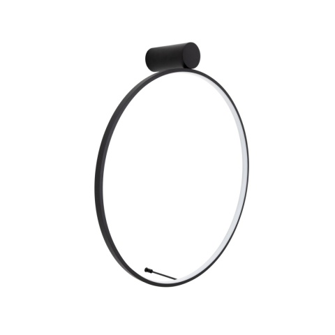 KINKIET VISUAL, CZARNY 60cm