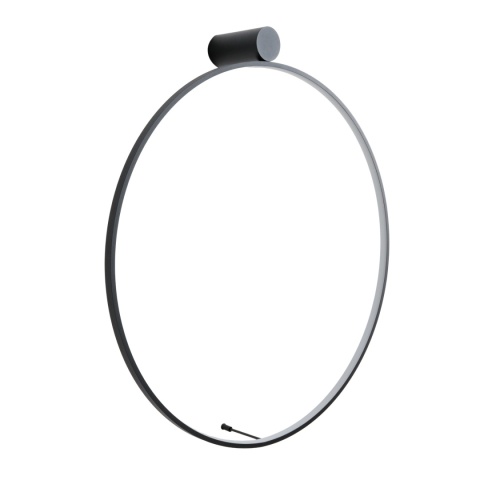 KINKIET VISUAL, CZARNY 80cm