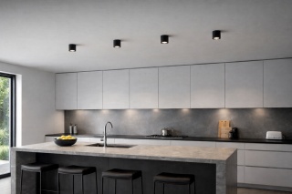 LAMPA SUFITOWA FIX CZARNA