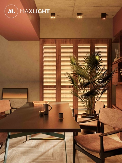 LAMPA SUFITOWA MARVEL CZARNY