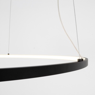 LAMPA WISZĄCA VISUAL HOR, CZARNA 80cm