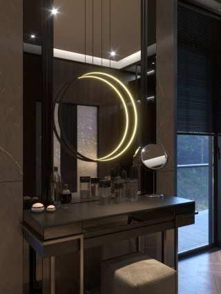 LAMPA WISZĄCA VISUAL VER, CZARNA 60cm