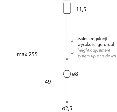 LAMPA WISZĄCA VERDES